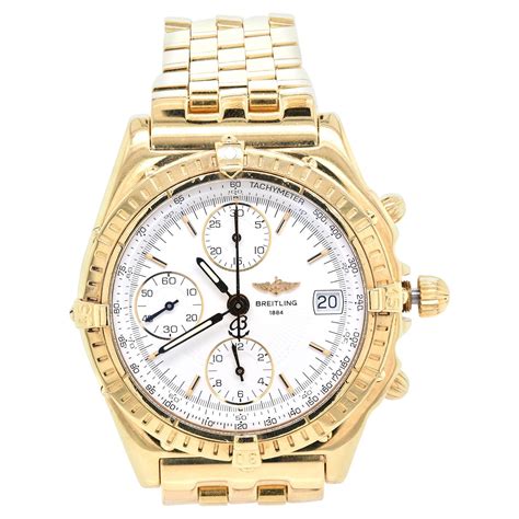 breitling chronomat blue face 18 karat yellow gold|Chronomat Automatic 36 .